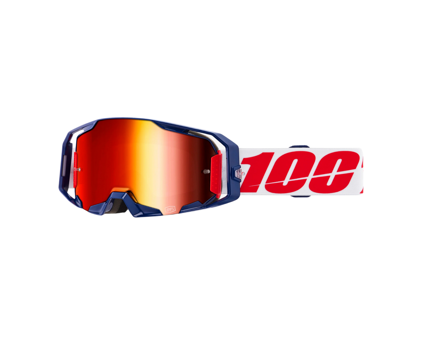 100% ARMATIC MACH Z RED MIRROR GOGGLES