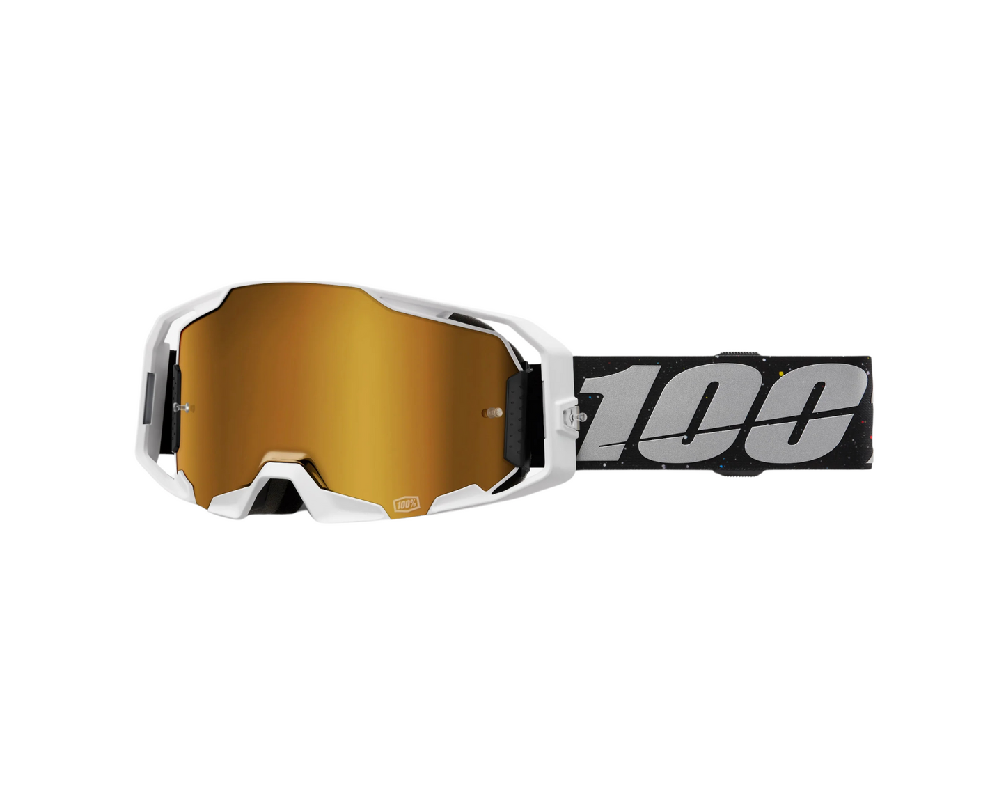 100% ARMATIC RAPIDRACER TRUE GOLD MIRROR GOGGLES