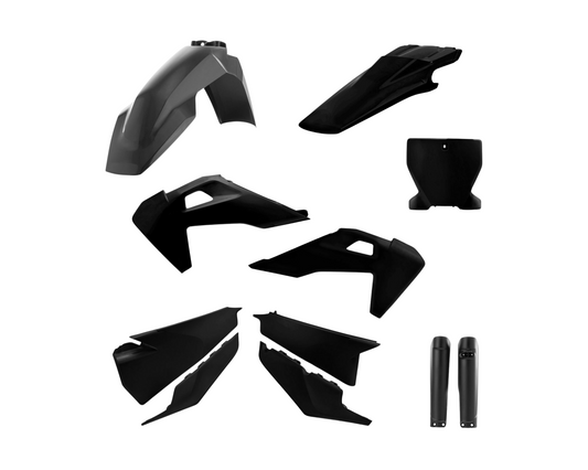 ACERBIS HUSQVARNA FC/TC FX/TX 19-22 BLACK PLASTICS KIT