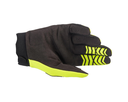 ALPINESTARS 2025 FULL BORE FLURO YELLOW/BLACK GLOVES