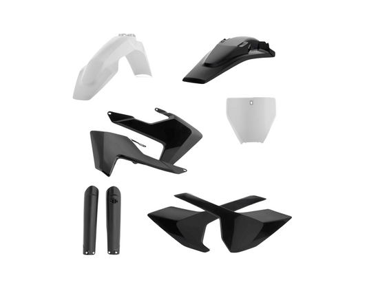 ACERBIS HUSQVARNA FC/TC FX/TX 16-18 WHITE/BLACK PLASTICS KIT