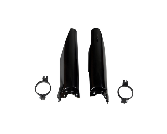 UFO KAWASAKI KX125/KX250 04-08 KX250F 04-05 / SUZUKI RMZ250 04-06 BLACK FORK GUARDS