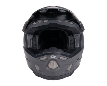 6D ATR-3 SOLID MATTE BLACK HELMET