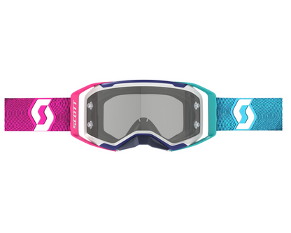 SCOTT PROSPECT 2.0 STEALTH BLUE/RADIANT PINK/LIGHT SENSITIVE GREY WORKS GOGGLES