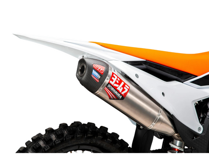 YOSHIMURA KTM 450SX-F/XC-F 23-25 / HUSQVARNA FC450 23-25 / GASGAS MC450F 24-25 RS-12 TITANIUM FULL SYSTEM WITH CARBON END CAP