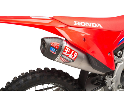 YOSHIMURA HONDA CRF250R/CRF250RX 22-24 RS-12 TITANIUM FULL SYSTEM WITH CARBON END CAP