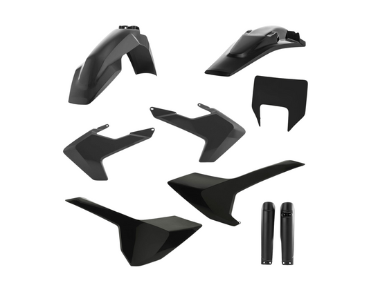 ACERBIS HUSQVARNA FE/TE 17-19 BLACK PLASTICS KIT