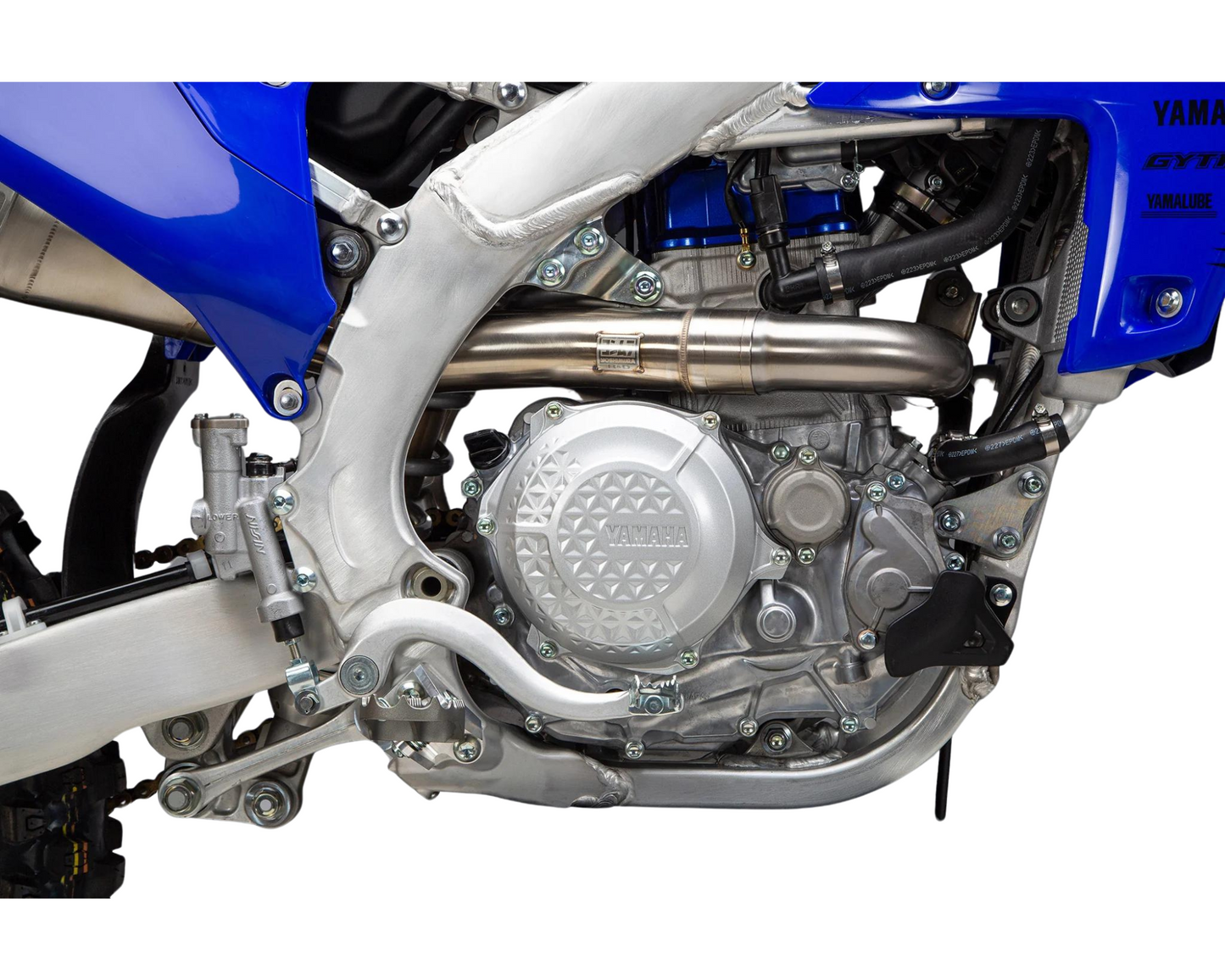 YOSHIMURA YAMAHA YZ450F 23-25 YZ450FX/WR450F 24-25 RS-12 STAINLESS FULL SYSTEM WITH CARBON END CAP