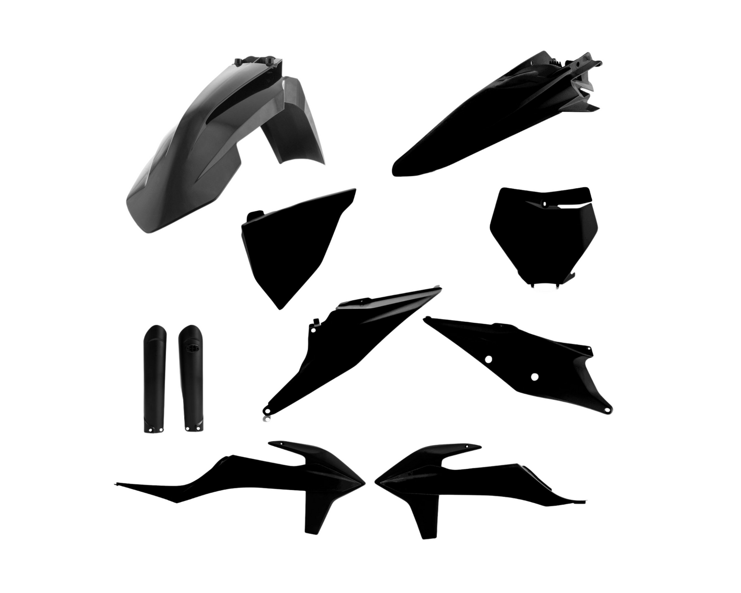 ACERBIS KTM SX / SX-F / XC / XC-F 19-22 BLACK PLASTICS KIT