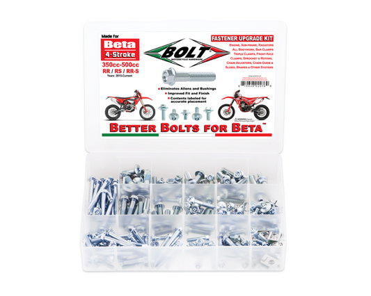 BOLT HARDWARE BETA RR/RX 4 STROKE 15-25 PRO PACK HARDWARE KIT