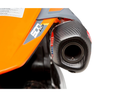 YOSHIMURA KTM 500 EXC-F 20-23 / HUSQVARNA FE501 20-23 RS-12 TITANIUM FULL SYSTEM WITH CARBON END CAP