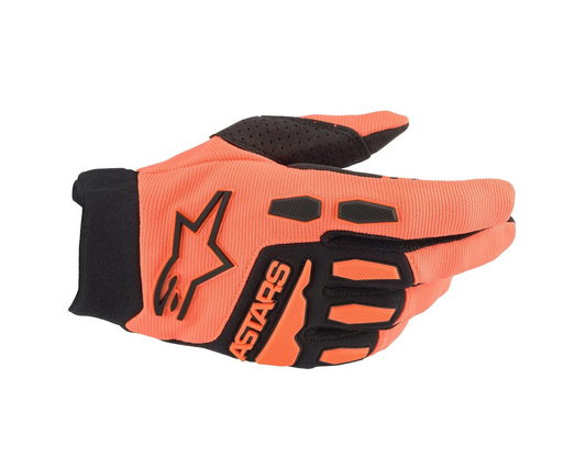 ALPINESTARS 2024 FULL BORE YOUTH ORANGE/BLACK GLOVES