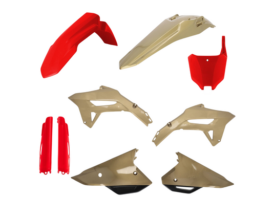 ACERBIS HONDA CRF250R 22-24 CRF450R 21-24 RED/GOLD PLASTICS KIT