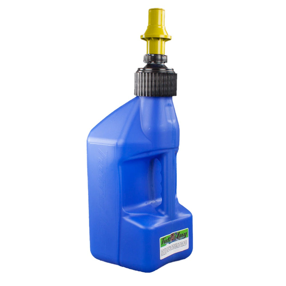 TUFF JUG 10L BLUE/YELLOW RIPPER CAP FUEL CAN