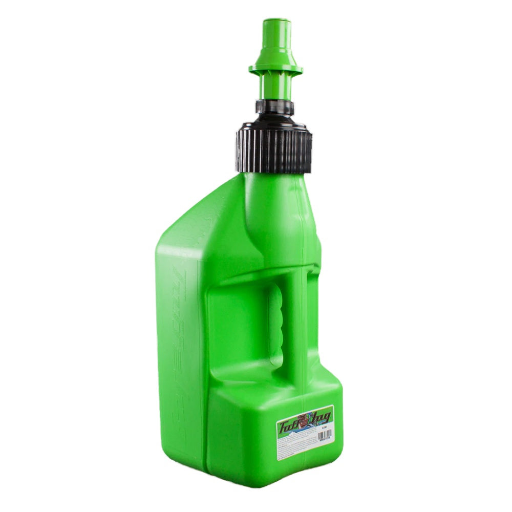 TUFF JUG 10L GREEN/GREEN RIPPER CAP FUEL CAN