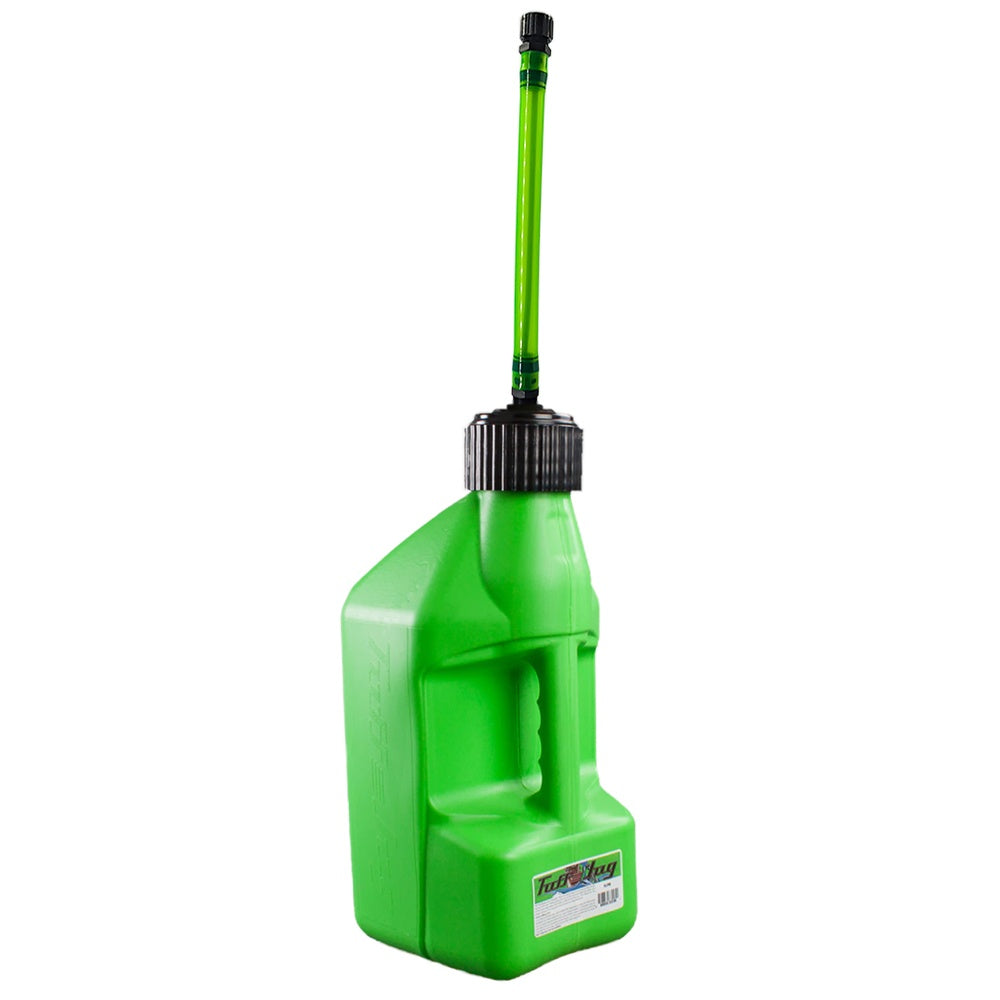 TUFF JUG 10L GREEN STANDARD CAP FUEL CAN W/ GREEN AUTO STOP SPOUT