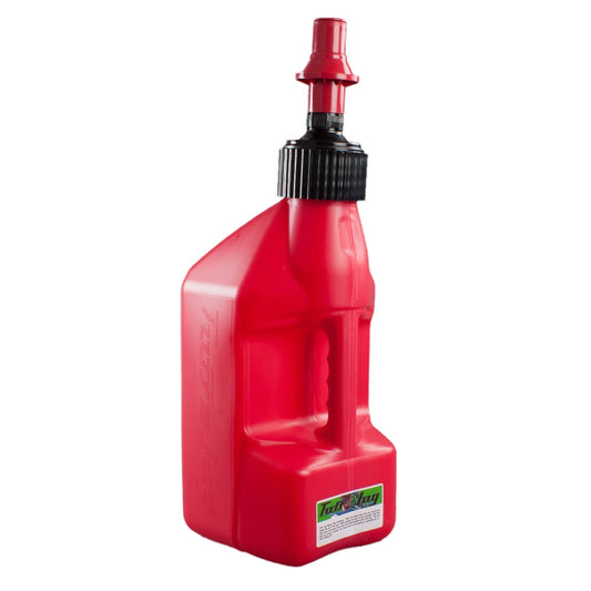 TUFF JUG 10L RED/RED RIPPER CAP FUEL CAN