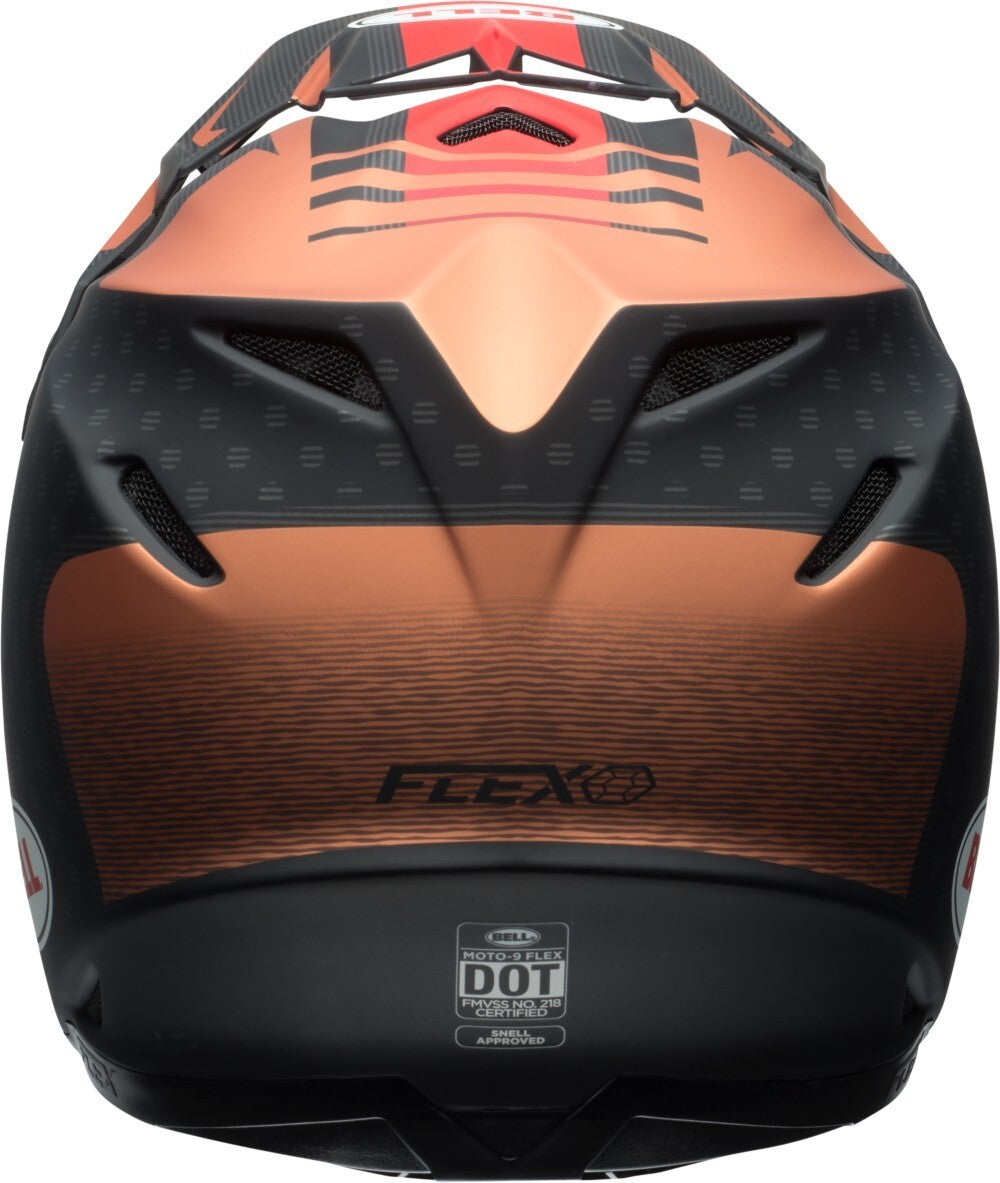 BELL MOTO-9 FLEX VICE COPPER/BLACK HELMET