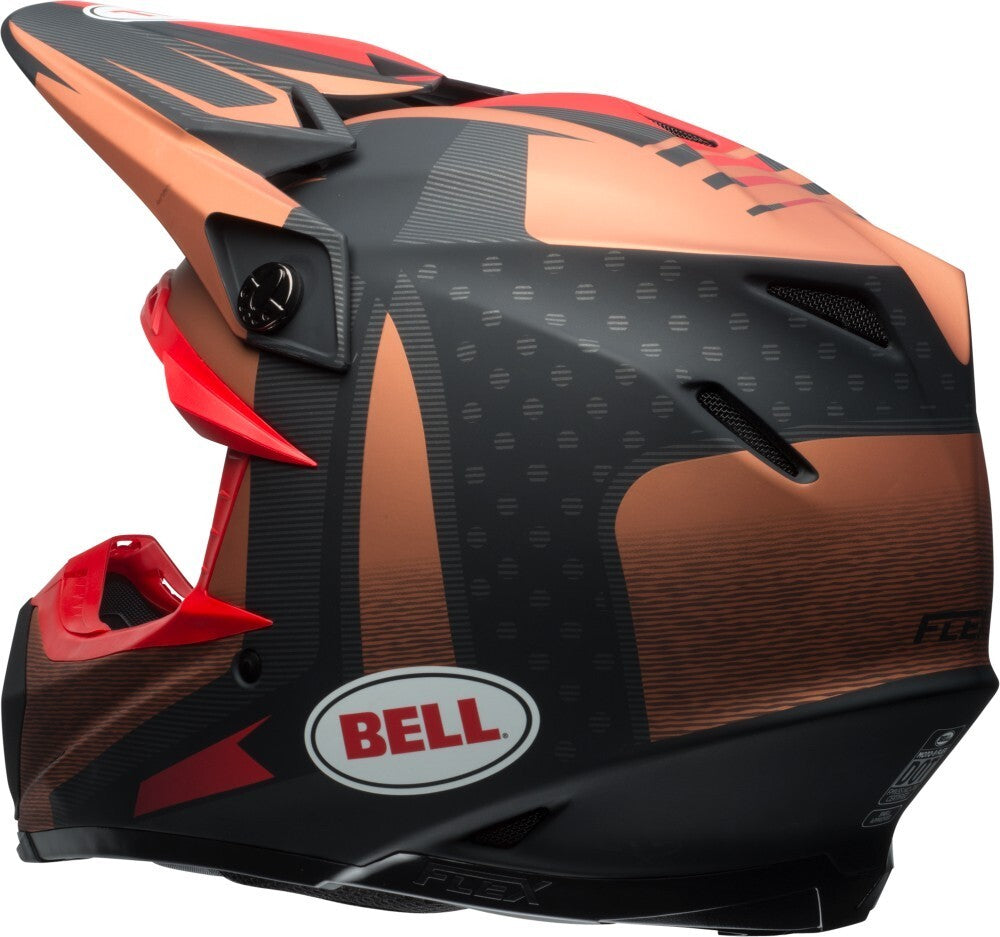 BELL MOTO-9 FLEX VICE COPPER/BLACK HELMET