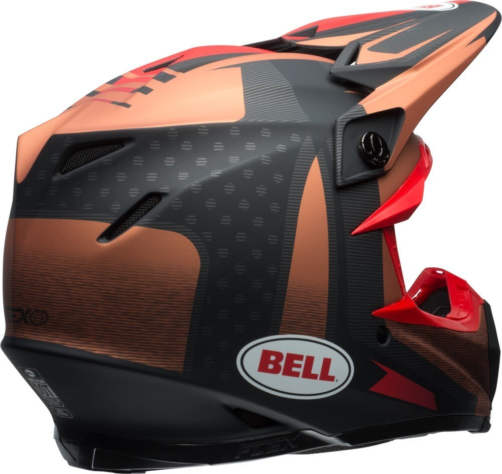 BELL MOTO-9 FLEX VICE COPPER/BLACK HELMET