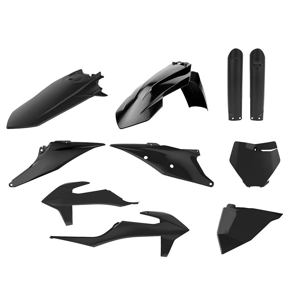 POLISPORT KTM SX / SX-F 19-22 BLACK PLASTICS KIT