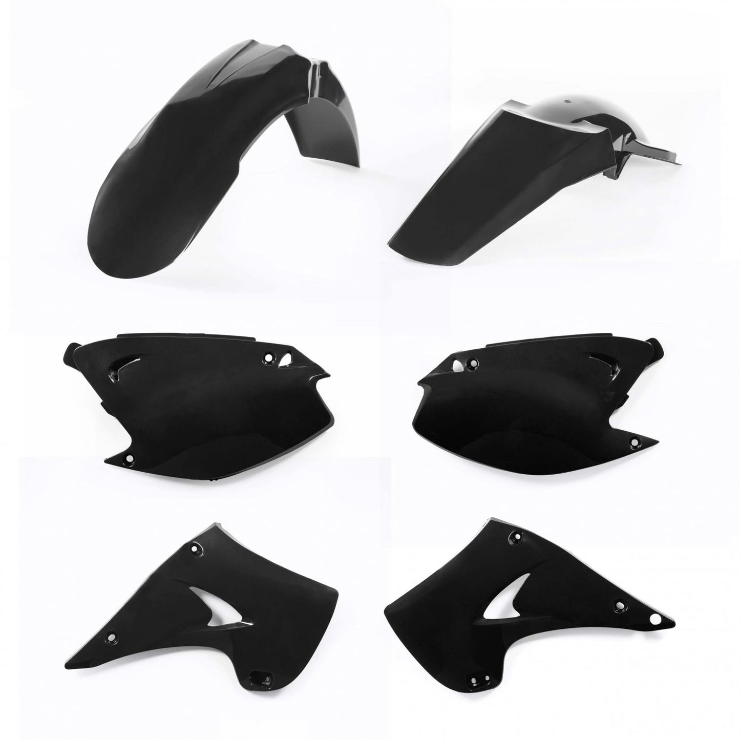 ACERBIS KAWASAKI KX125/KX250 03-08 BLACK PLASTICS KIT