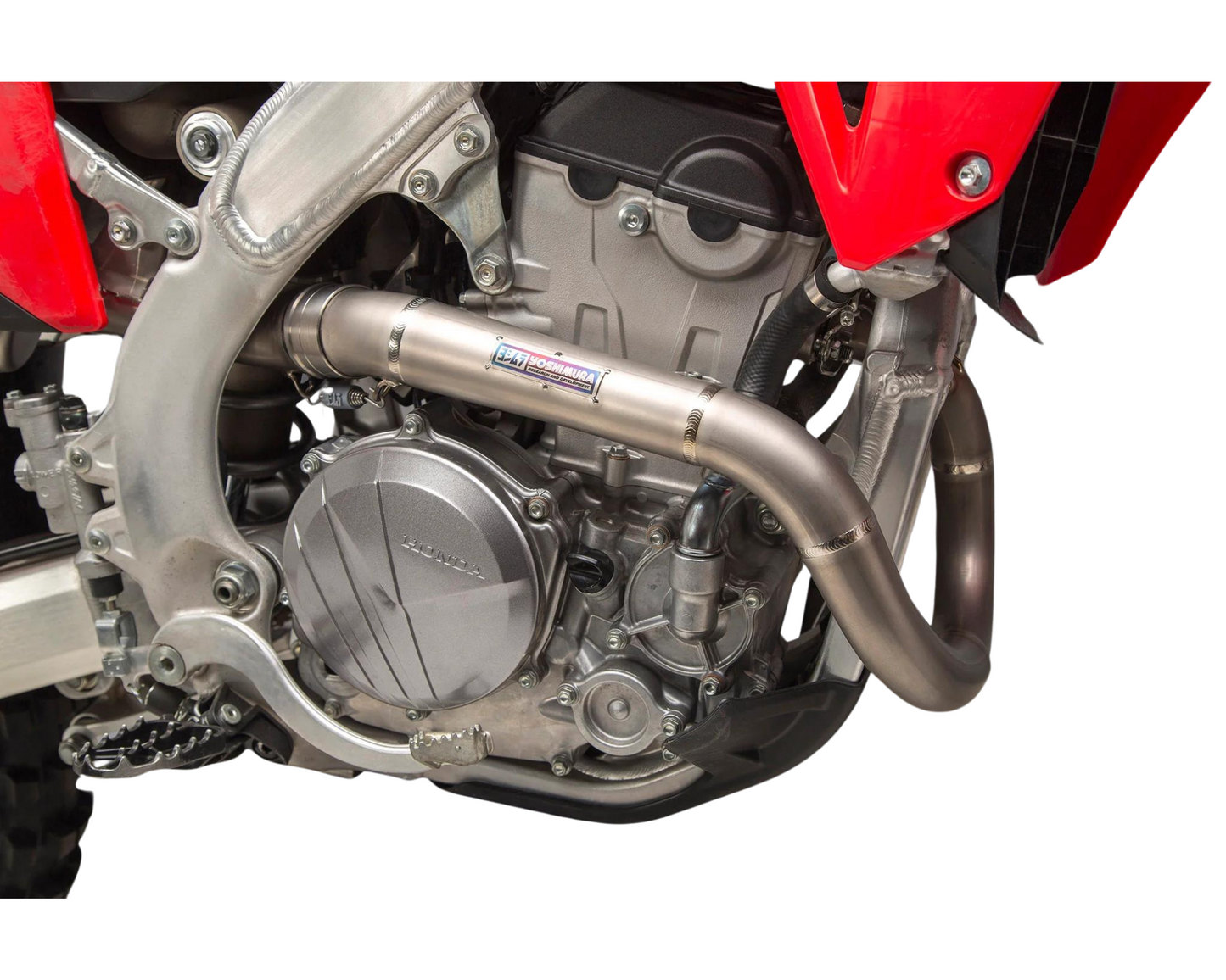 YOSHIMURA HONDA CRF250R/CRF250RX 22-24 RS-12 TITANIUM FULL SYSTEM WITH CARBON END CAP