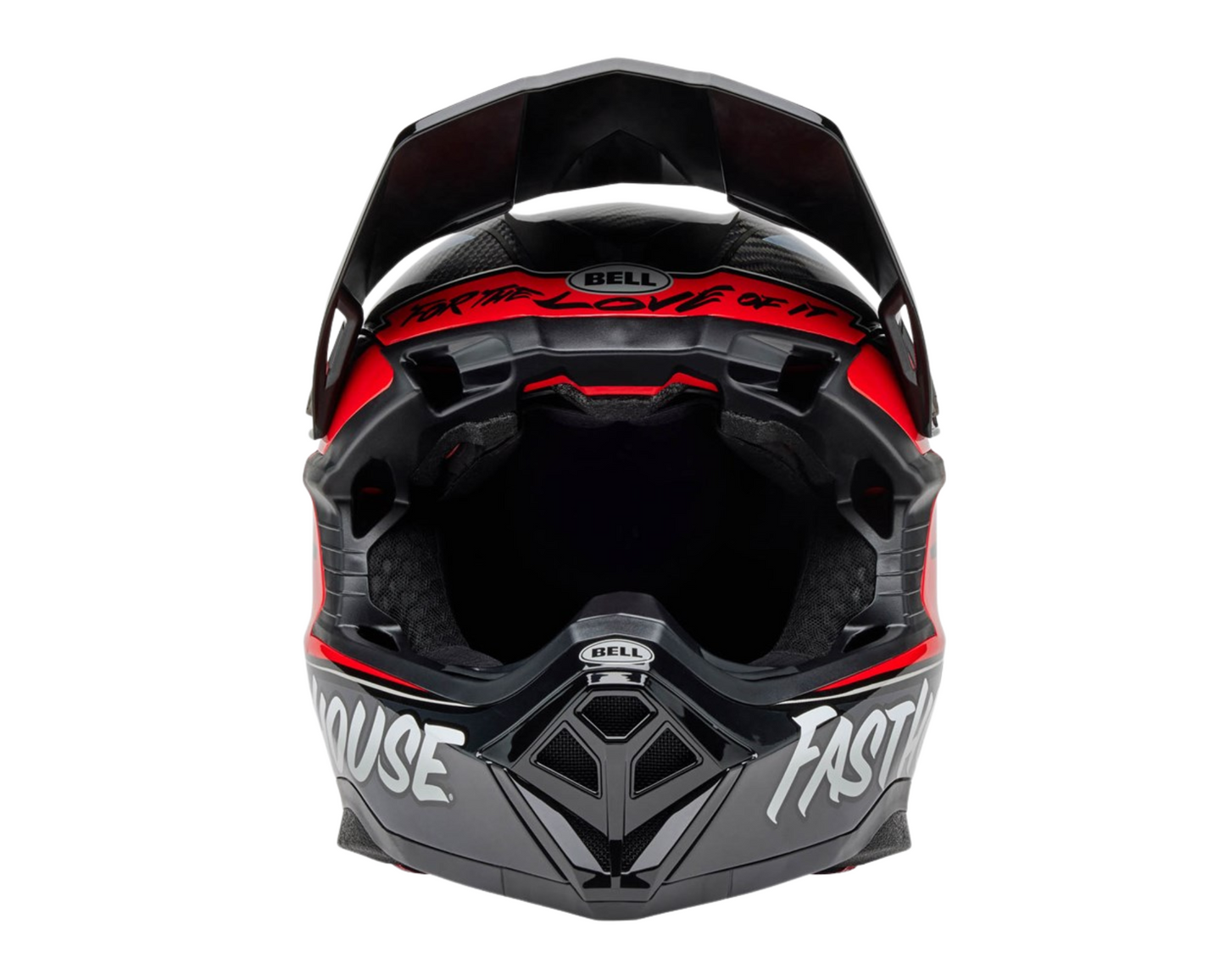 BELL 2025 LE MOTO-10 SPHERICAL FASTHOUSE DAY IN THE DIRT GREY/RED HELMET