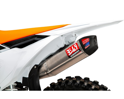 YOSHIMURA KTM 450SX-F/XC-F 23-25 / HUSQVARNA FC450 23-25 / GASGAS MC450F 24-25 RS-12 TITANIUM FULL SYSTEM WITH CARBON END CAP