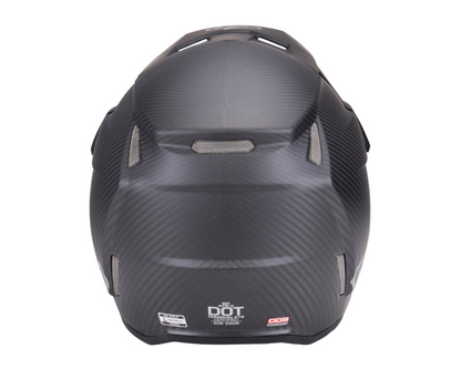 6D ATR-3 SOLID MATTE BLACK HELMET