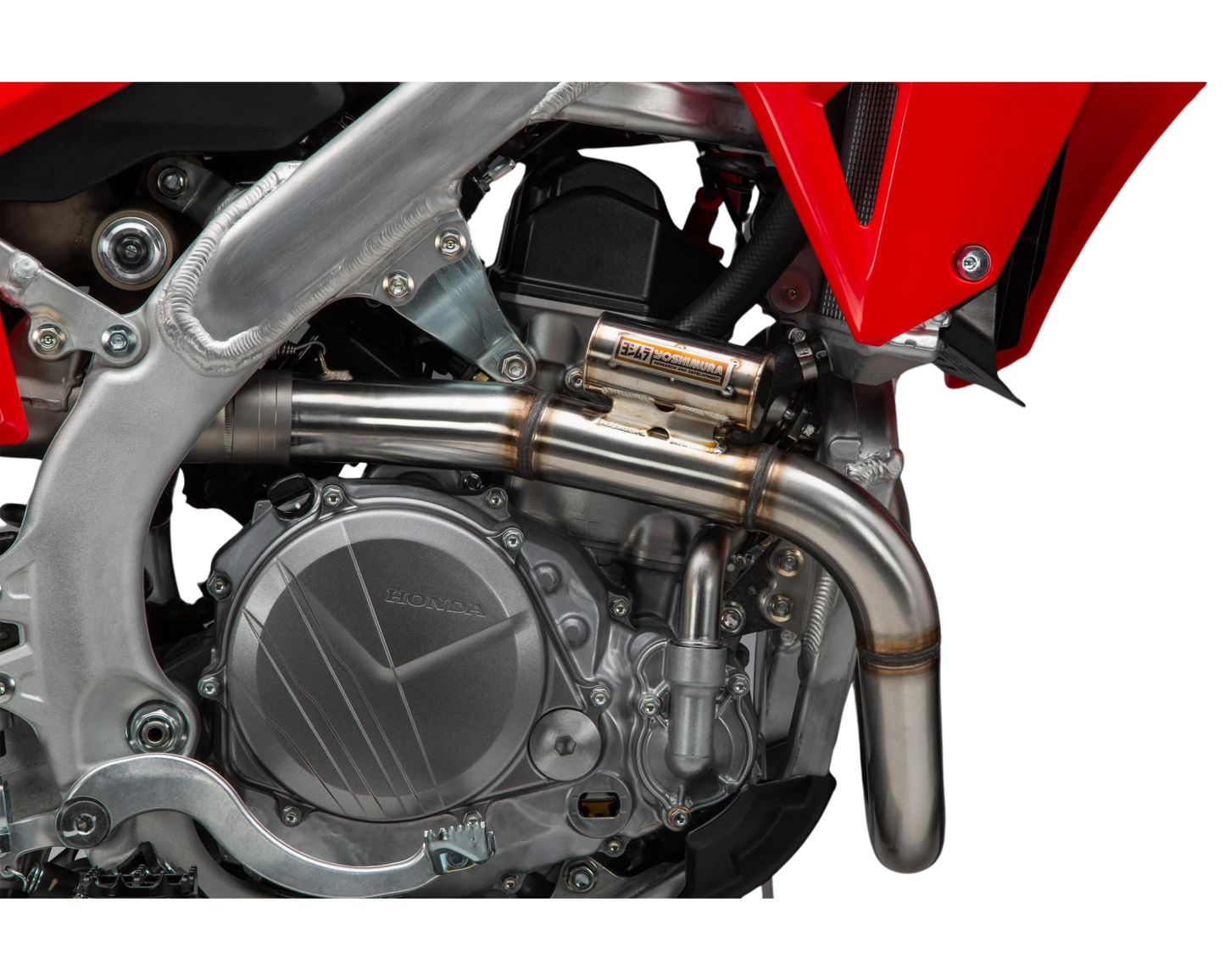 YOSHIMURA HONDA CRF450R/CRF450RX 21-24 RS-12 STAINLESS FULL SYSTEM WITH CARBON END CAP