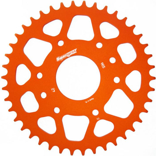 SUPERSPROX REAR SPROCKET ORANGE ALLOY KTM/HUSQVARNA/GASGAS 85CC 04-25