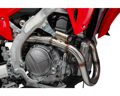 YOSHIMURA HONDA CRF450R/CRF450RX 21-24 RS-12 STAINLESS FULL SYSTEM WITH CARBON END CAP