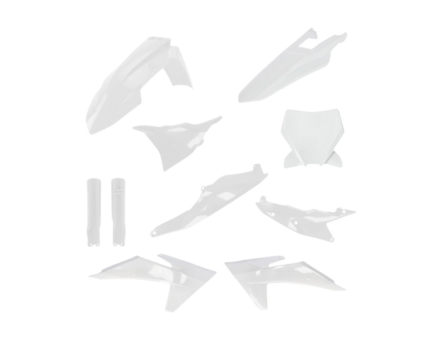 iPLASTIX KTM SX/SX-F/XC/XC-F 23-25 WHITE PLASTICS KIT