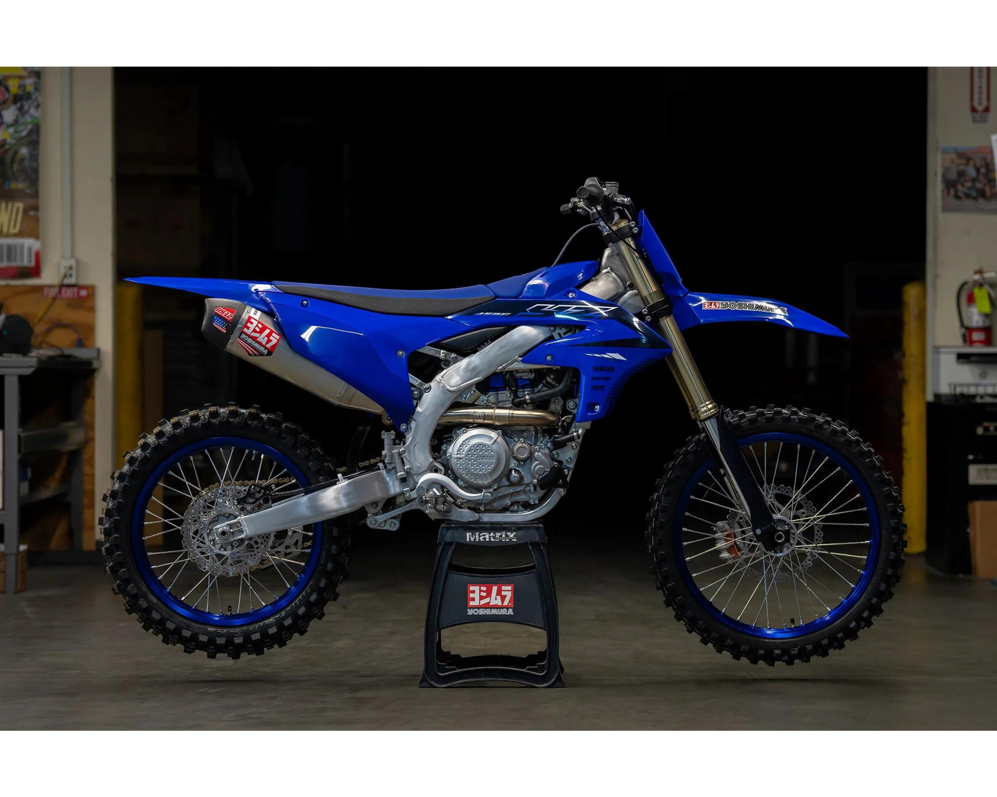 YOSHIMURA YAMAHA YZ450F 23-25 YZ450FX/WR450F 24-25 RS-12 STAINLESS FULL SYSTEM WITH CARBON END CAP