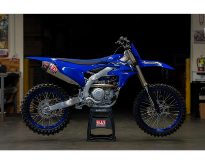 YOSHIMURA YAMAHA YZ450F 23-25 YZ450FX/WR450F 24-25 RS-12 STAINLESS FULL SYSTEM WITH CARBON END CAP