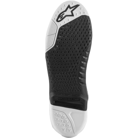 ALPINESTARS TECH 10 SUPERVENTED WHITE/BLACK REPLACEMENT SOLES