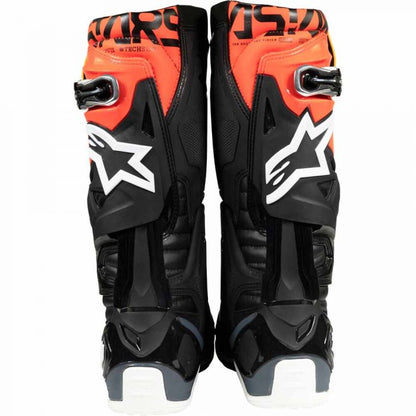 ALPINESTARS TECH 10 BLACK/GREY/FLURO ORANGE BOOTS