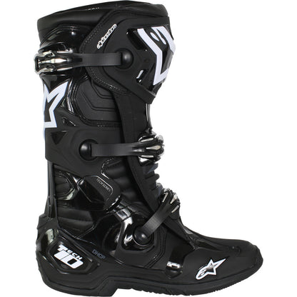 ALPINESTARS 2025 TECH 10 BLACK BOOTS