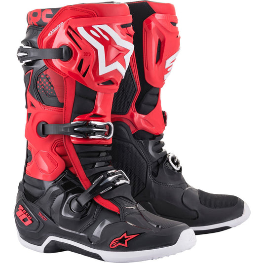 ALPINESTARS 2024 TECH 10 RED/BLACK BOOTS