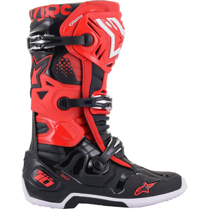 ALPINESTARS 2024 TECH 10 RED/BLACK BOOTS