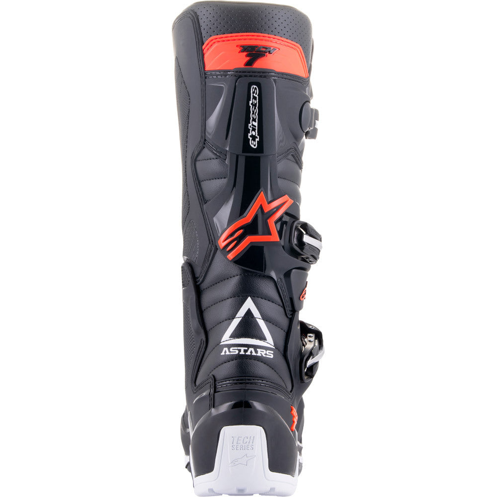 ALPINESTARS 2025 TECH 7 ENDURO BLACK/RED FLURO BOOTS