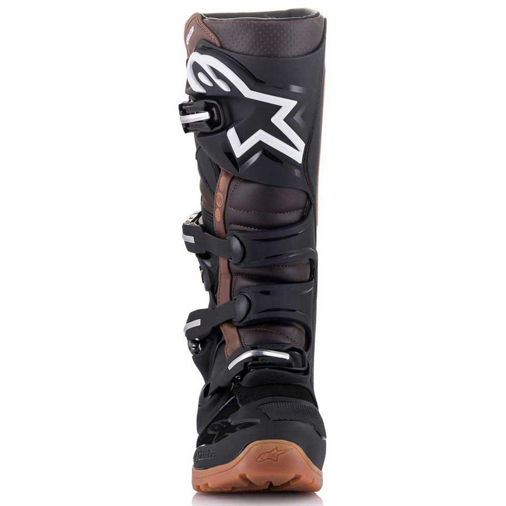 ALPINESTARS 2025 TECH 7 ENDURO BLACK/DARK BROWN BOOTS