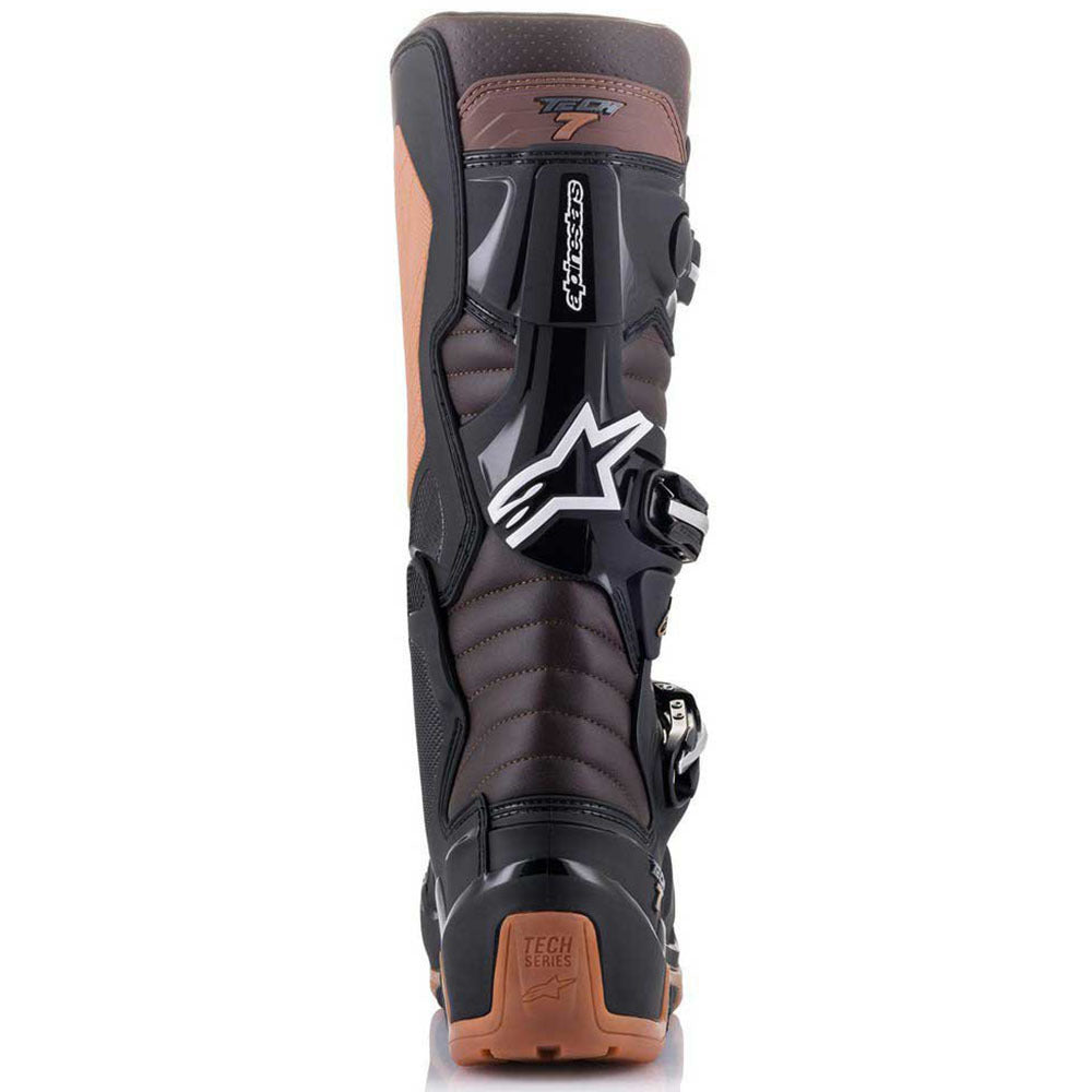 ALPINESTARS 2025 TECH 7 ENDURO BLACK/DARK BROWN BOOTS