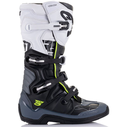 ALPINESTARS 2024 TECH 5 BLACK/DARK GREY/WHITE BOOTS