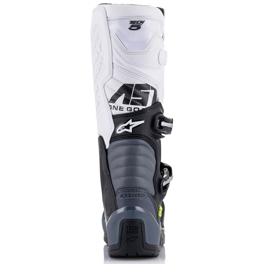 ALPINESTARS 2024 TECH 5 BLACK/DARK GREY/WHITE BOOTS