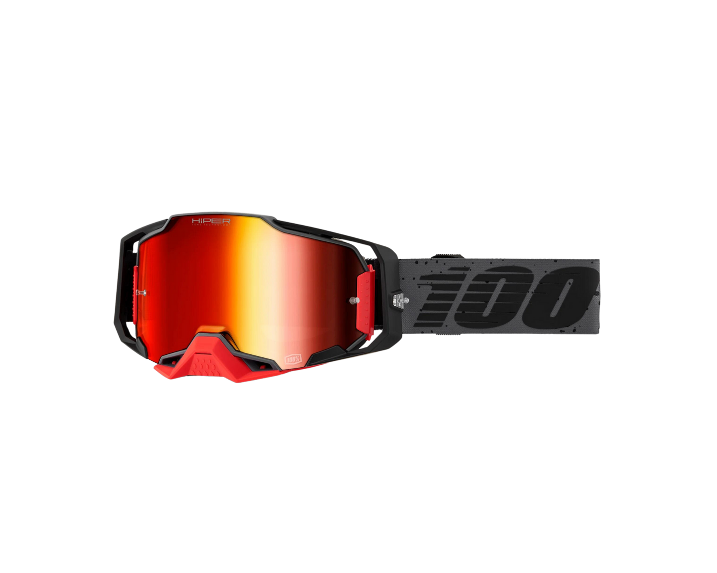 100% ARMEGA HIPER NEKFEU RED MIRROR GOGGLES