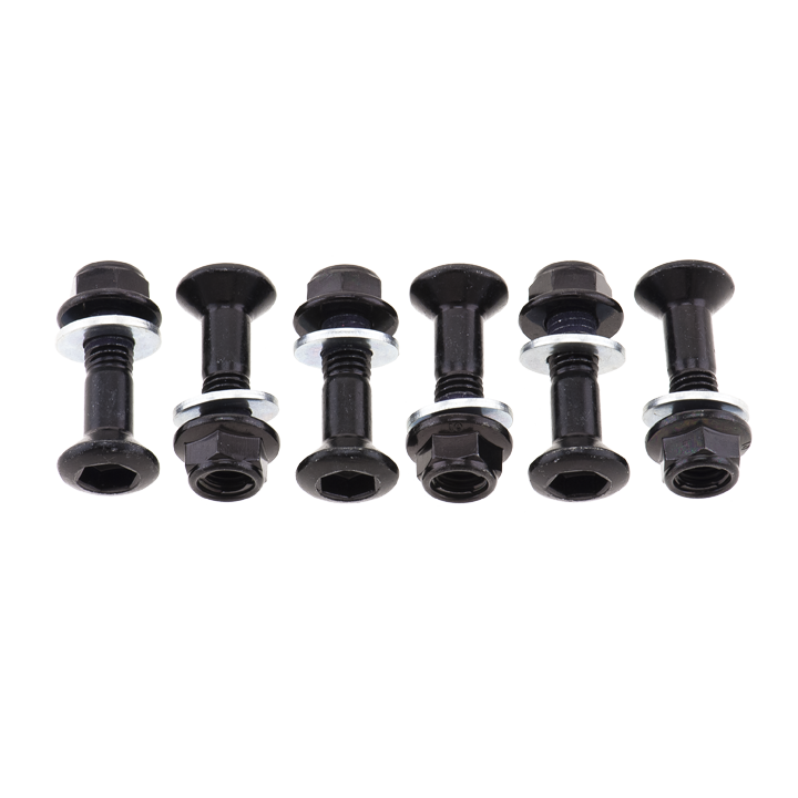 BOLT HUB SAVERS BLACK DOUBLE LOCKED SPROCKET FASTENING KIT