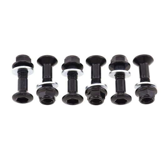 BOLT HUB SAVERS BLACK DOUBLE LOCKED SPROCKET FASTENING KIT