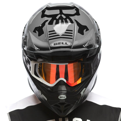 BELL 2024 LE MOTO-10 SPHERICAL FASTHOUSE BMF GREY/BLACK HELMET